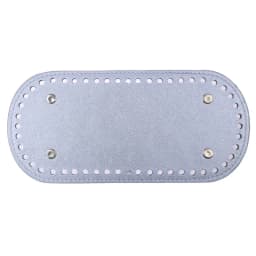 Oval Long Bottom For Knitted Bag Pu Leather Bags Accessories Handmade Bottom Solid Color Diy Crochet Bag Accessories 22*10cm