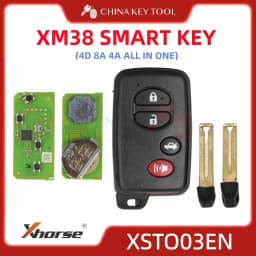Xhorse XM38 Smart Key Remote 4D 8A 4A All in One For Toyota Lexus: XSTO03EN Global Version With Logo