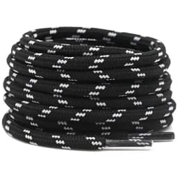 2 Pairs Work Boots Shoe Laces Diameter 4.5mm Heavy Duty Hiking Shoelaces for Men Women Round German Training Shoelace