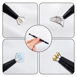 1pcs Piercing Ball Grabber Tool Pick Up with 4 Claw Tweezers for Small Parts Beads Nail Diamond Fixing Jewelry Making Tool