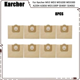 Replacement Dust Bag Hepa Filter For Karcher MV3 WD3 WD3200 WD3300 A2204 A2656 WD3.500P SE4001 SE4002 Vacuum Cleaner Parts