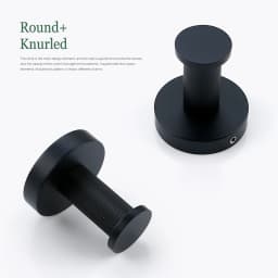 Matte Black Bathroom Accessories Brass Knurled Kit Paper Holder Towel Rack Shelf Single Towel Holder Toilet Brush Holder Hook