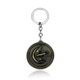 Dragon House Keychain Targaryen Dragon Shape Keyring for Fan Collection Accessories Friends Gift