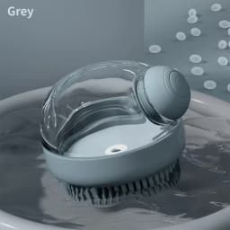 Dog Bath Brush with Soap Dispenser Silicone Bristle Pet Grooming Massage Shampoo Dog Brush Haired Dogs Cats Plastic Bathing Tool