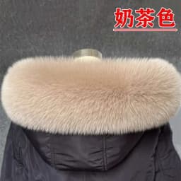 Real Fox Fur Collar Women Universal Hat Strip Down Jacket Fur Collar Winter Warm Fur Scarf Shawl Luxury Neck Warmer Fur Scarf