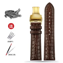 Alligator Watch Strap 12mm 14mm 15mm 16mm 17mm 18mm 19mm 20mm 21mm 22mm Black Brown Blue Crocodile Skin Watchband for Any Brands
