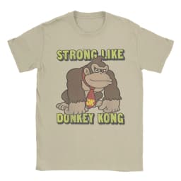 2026 Summer New Style Fun "Gorilla Khan" Video Game High-Quality Comfortable Men's Printed Round-neck T-Shirt