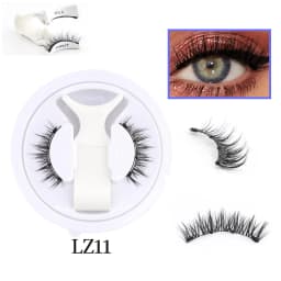YSDO 1Pair Glue-free Magnetic Eyelashes Natural 3D Mink Eyelashes 2025 New Reusable Sensitive Eye Friendly Magnet Eyelash Kit