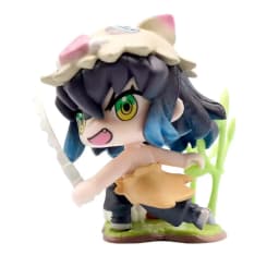 Hot sold 1-12pcs Anime Demon Slayer Model Tanjiro Kamado Nezuko cartoon figure PVC model ornament child Christmas Halloween gift