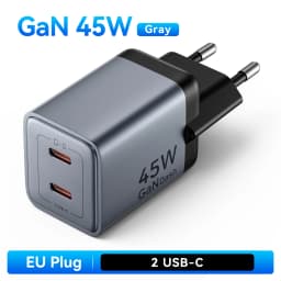 Vention USB C Charger 45W PD For iPhone 17 16 Fast Charging Samsung S25 S24 GaN Charger For Laptop iPad Air Pro Travel Charger
