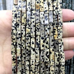 4*13MM Natural Stone Square Aventurine Tiger Eye Agates Crystal Jades Spacer Beads For Jewelry Making DIY Bracelet Accessories