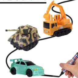 Kid Educational Inductive Line Following Robot Induction Toys Car Truck Machine Follower Diy Diecast Vehicle Magic Pen Gifit