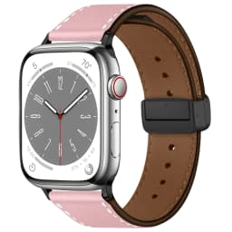 Magnetic Buckle strap for Apple Watch band 44mm 45mm 49mm 40mm 41mm 38mm 45 mm Leather Bracelet iWatch Series ultra 3 5 6 se 7 8