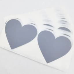 50Pcs Scratch Off Sticker 70x80mm Love Heart Shape Red/Rose/Gold/Grey Color Blank For Secret Code Cover