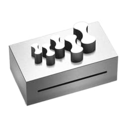 Jewelry Clasp Press Tool Set Necklace Punching Molds Bracelet Making Molds Adjustable Steel Die Cutter for Jewelry