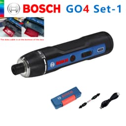 BOSCH GO 3/4 Cordless Screwdriver 3.6/4V Lithiumion Battery Rechargeable Cordless Drill with Box Bosch GO3 Professional Tool Set