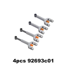 MOC Small Push Rod Kit 92693C01 Compatible with Legoeds Technical Systems