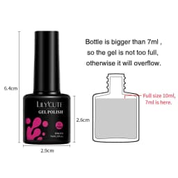 LILYCUTE 12PCs 7ml Nude Brown Red Nail Gel Polish Set Semi Permanent UV Gel For Nail Art Manicure Soak Off Gel Nail Polish Kit