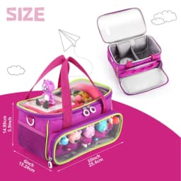 For Toniebox StarterCarrying Bag Portable Organizer Bag With Shoulder Strap And Handle Bar Collectibles Bags