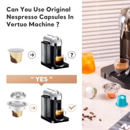 For Vertuo Pop Vertuoline Next Reusable Coffee Capsule Adapter Nespresso Converts to Vertuoline Pods Accessories iCafilas