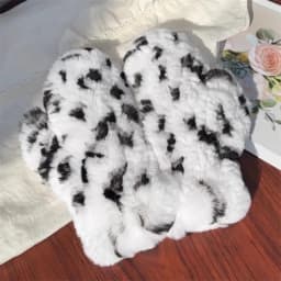 Women's Winter Warm Real Rex Rabbit Fur Gloves Good Elastic Ladies Fur Mittens Girls Outdoor Warm Natural Rex Rabbit Fur Mittens