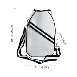 Tennis racket sling bag Racket Sling Bag Chest Shoulder Purse Shoulder Bag for Men Women Racket Carrier for Badminton Racket