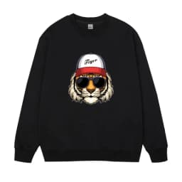 Plus Size Men's Pullovers Full Cotton Sweatshirts 5XL 6XL 7XL Autumn Winter Long Sleeves Printed Tops Male Clothing 110kg-180kg