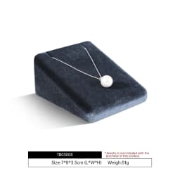 Yinbeini Velvet Pendant Necklace Display Stand Earring Stud Jewelry Display Prop Holder for Retail Showcase TB030