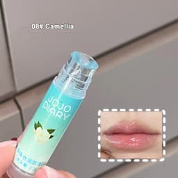 Jasmine Flower Hydrating Lip Balm Coconut Grape Apple Fruity Fresh Moisturizing Cream Anti Dryness Nourish Lip Care Jelly Gel