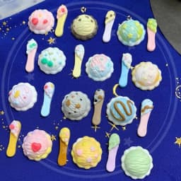 Ice Cream Ball Shaped Epoxy Molds Artistic Silicone Mold for Pastry and Chocolate for DIY Jewelry Making and Dessert Crafting