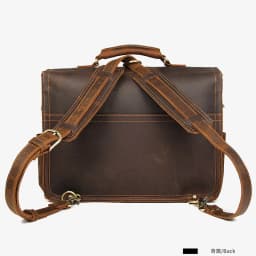 Vintage Crazy Horse Genuine Leather Men Briefcase Large Business Bag Tote Office Bag 15.6“Laptop Case Attache Male Shoulder Bag