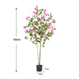 Artificial Tree With Real Touch Leaves Bougainvillea Flowers Tree For Photography Studio Atmosphere Decoration Home Landscape