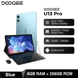 Global Version DOOGEE U13 Pro Tablet PC Android 16 Gemini AI 13'' FHD+ Screen UNISOC T7300 32GB 256GB 11000mAh Battery Smart Pad