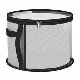 Round-Shape Hat Storage Bucket With Reinforced Base Hat Box Organizer Wear-Resistant Hat Organizer Hat Storage Organizer