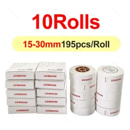 Niimbot D11 D110 D101 Label Printer Sticker Waterproof Anti-Oil Price Tape Scratch-Resistant Label Maker Adhesive Paper Rolls