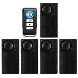 New 110dB Door And Window Vibration Alarm Wireless Anti-Theft Alarm With Remote Control Home Bicycle Security Burglar Alarm
