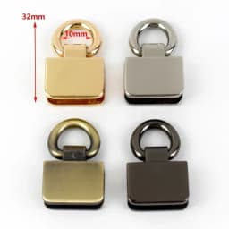 5Pcs Metal Buckles Bag Side Clip Clasps for Handbag Strap Chain Hanger Connector Screw Decoration Hook DIY Hardware Accessories