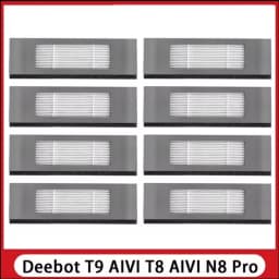 For ECOVACS Deebot T8 AIVI T9 AIVI N8 Pro AIVI N9 N10 N10 Plus Accessories Main brush, side brush, filter, dust bag,Hepa Filter