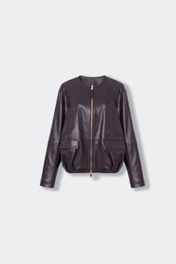 April 9th plus Size Women's Jacket Coat Large Zipper Leather Style Autumn Winter Fashion Korean Version Long Sleeve Coat