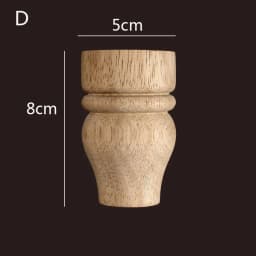 1pc Furniture Round Solid Wood Table Legs Sofa Feet Cabinet Bed Dressing Table Replacement Foot Support Hardware