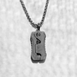 EDC Titanium Alloy Beads A Kinife Pendant Paracord Outdoor Decorations Necklace Bracelet Camping Gear EDC Tools