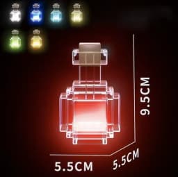 Mini MC Game Night Light Change Color Liquid Medicine Bottle Model Type C Rechargeable Game Room Atmosphere Decoration Toy Gift