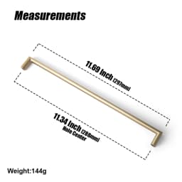Goo-Ki Champagne Bronze Cabinet Pulls Black Cabinet Handles for Dresser,Wardrobe&Cupboard,Zinc Alloy Kitchen Cabinet Handles