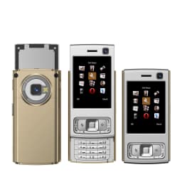 N95 Pro 2G Mini CellPhone 2.0inches Dual SIM Daul Standby GSM Mobile Phone Flashlight FM Radio Bluetooth Stylish Slider Phone