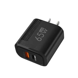 GaN Fast Charger 65W USB Type C US EU Plug PD 3.0 Quick Phone Charger Travel Wall Phone Adaper For iPhone Samsung Xiaomi Realme