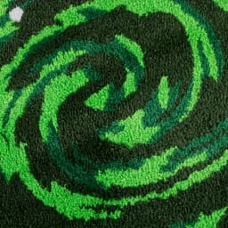 VIKAMA Green Round Plush Carpet for Living Room Bedroom Bedside Rugs Waterproof Sofa Table Floor Mat Children‘s Room Play Mat Ho