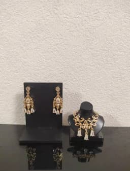 Need 15days process time New Handmade Toy necklace Earrings Crystal diamond accessories for your 1/6 scale BB FR dolls BBMOD32