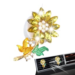 Flower Car Scent Diffuser Automotive Vent Clip Fragrance Diffuser Auto Perfume Diffuser With Vent Clip Aromatherapy Ornament Car