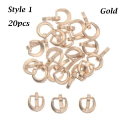 20PCS 4mm Mini Ultra-small Tri-glide Belt Buckle for Doll Bag Buckles DIY Stuffed Doll Buckle Shoes Clothes Sewing Accessories