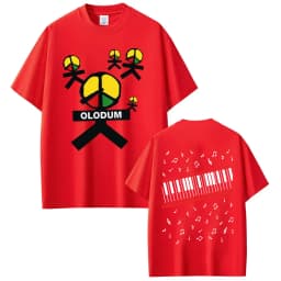 King of Pop Michael Jackson OLODUM Same Style T-shirt Men's Clothing Fashion Hip Hop Classic T-shirts Summer Tops Cotton T Shirt